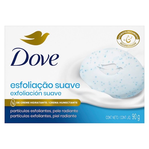 Dove Exfoliacion Suave Jabon x90gr
