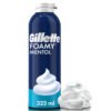 Gillette Foamy Espuma Para Afeitar Mentol 322ml