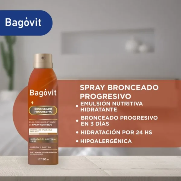 Bagovit Bronceado Progresivo Emulsion 150ml