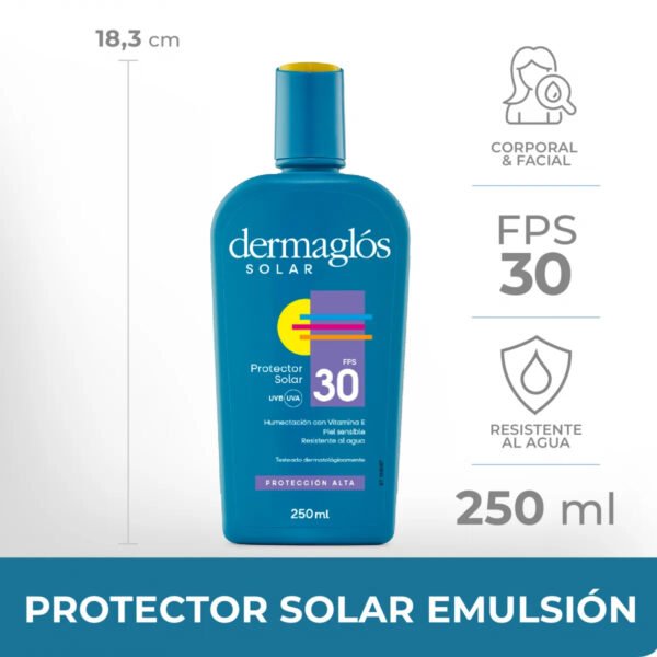 Dermaglos Solar Emulsion F30 250ml