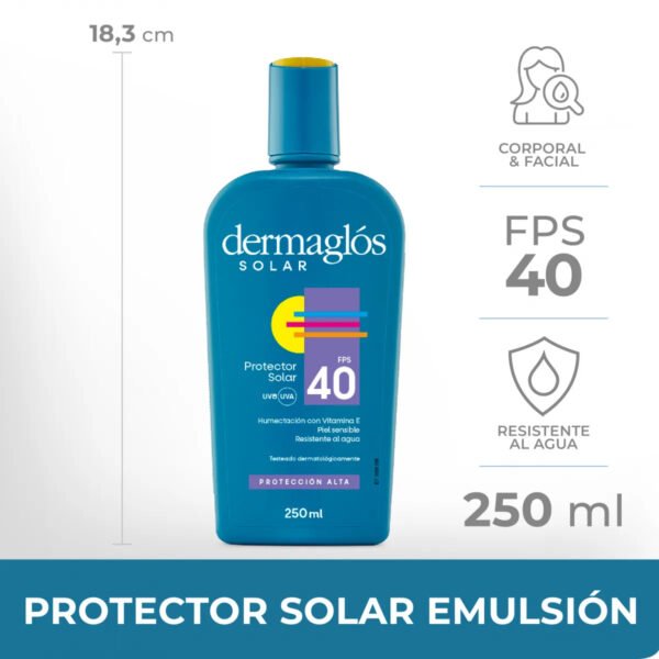 Dermaglós Solar Emulsión FPS 40