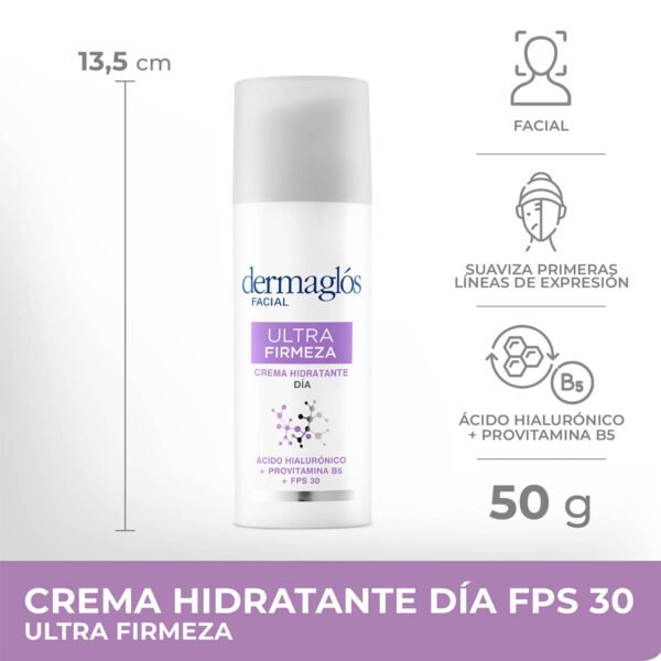 Dermaglos Ultra Firmeza Hidratante Dia Fps30 50gr