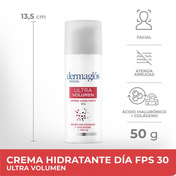 Dermaglos Ultra Volumen Hidratante Dia Fps30 50gr