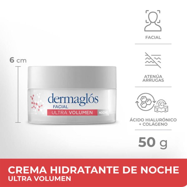 Dermaglos Ultra Volumen Hidratante Noche 50gr