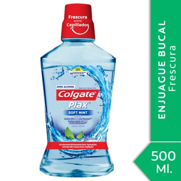 Colgate Plax Soft Mint Enjuage Bucal 500ml