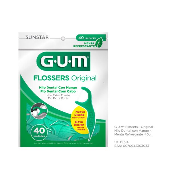 Gum Flossers Original Menta x40