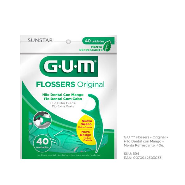 Gum Flossers Original Menta x40