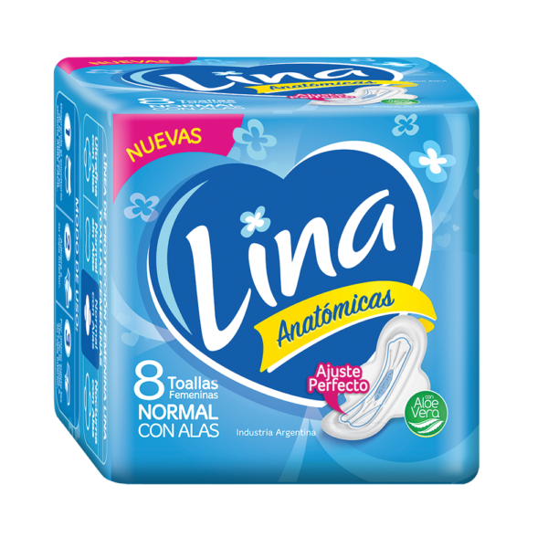 Lina Normal con Alas Anatomica x8