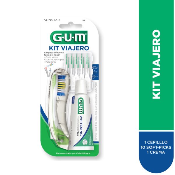 Gum Cepillo+Advanced Care+Soft Picks Kit Viajero